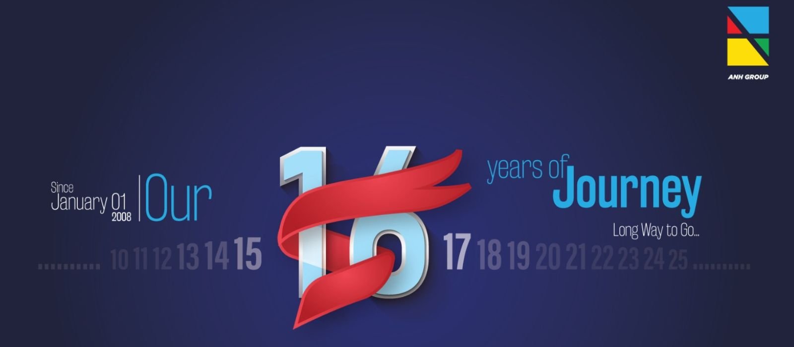 ANH Group 16 Years Celebrations Banner